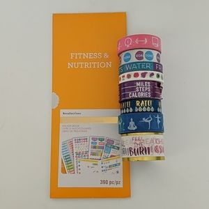 Planner Stickers and Washi Tape (Fitness)